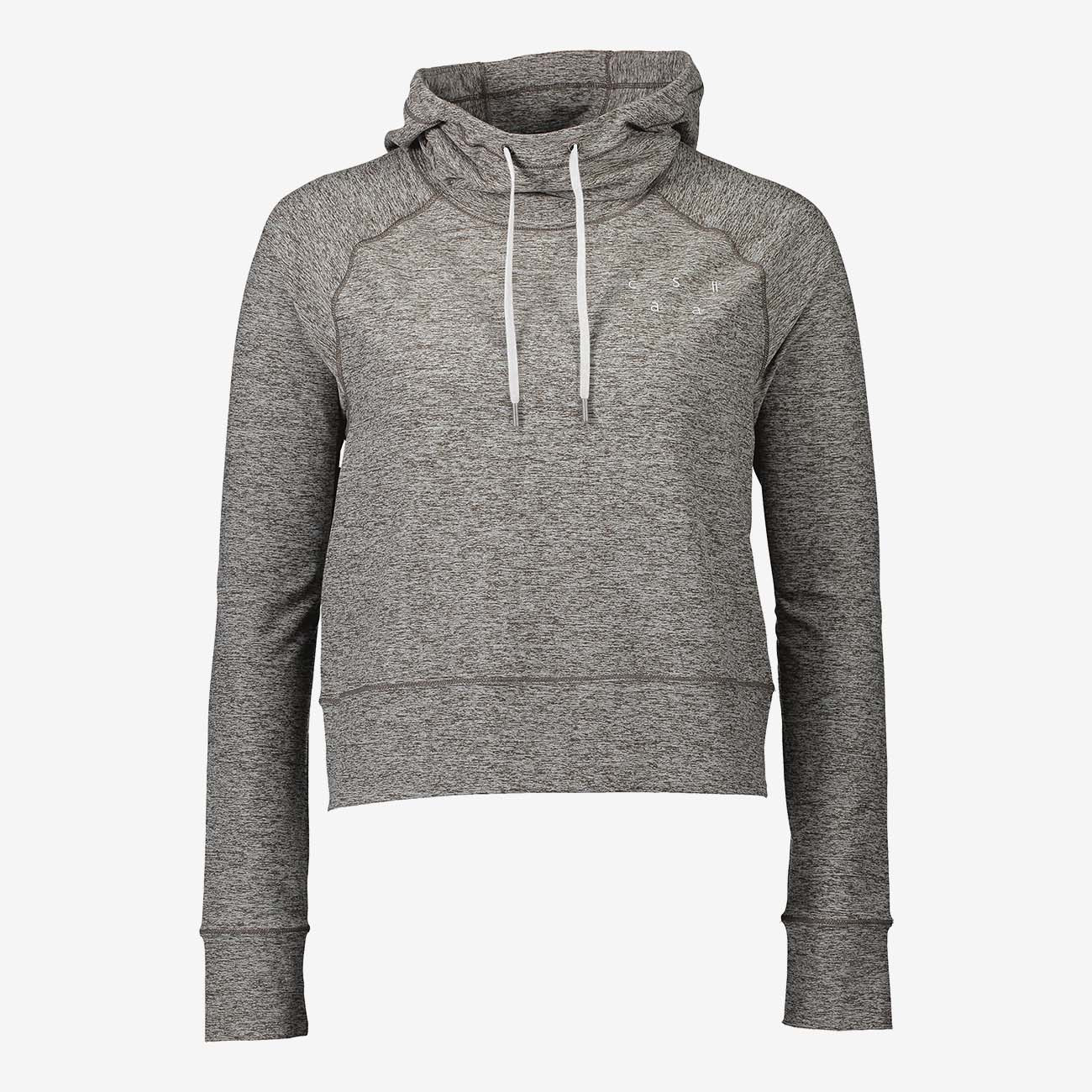 Hoodie Soft Touch Grounding Grey Melange