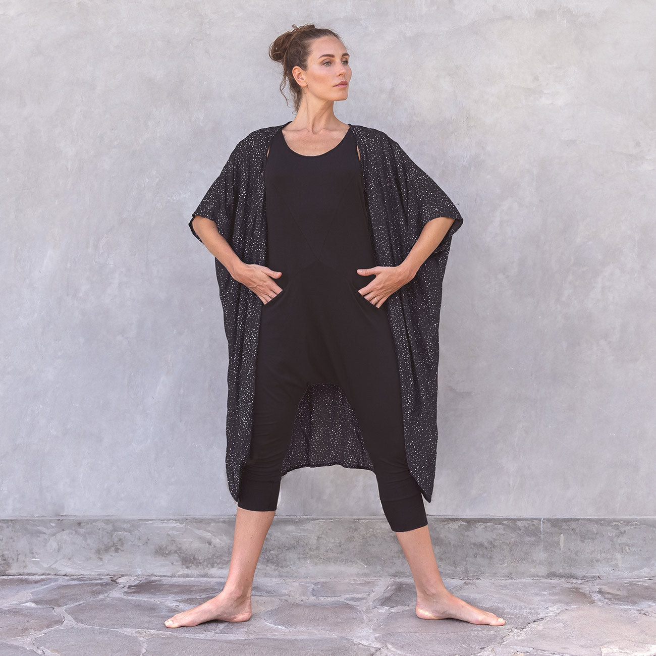 Jumpsuit Tori - Black Jumpsuit Jaya Organics   