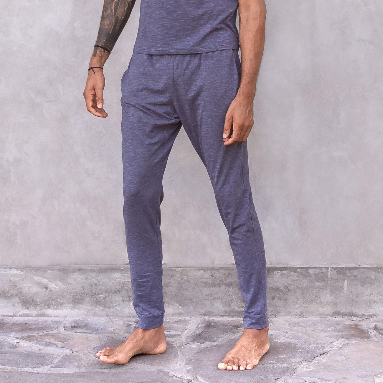 Jaya Organics Yogahose Johnny - Nightblue Melange   