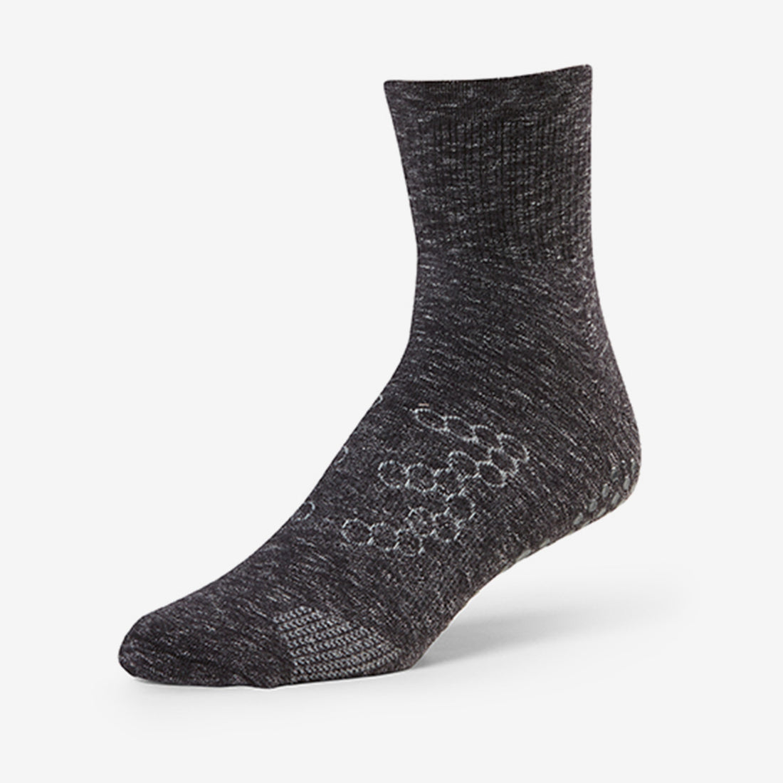 Yogasocken Men Crew Grip - Charcoal