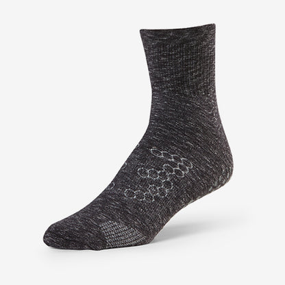 Yogasocken Men Crew Grip - Charcoal Socken Base   