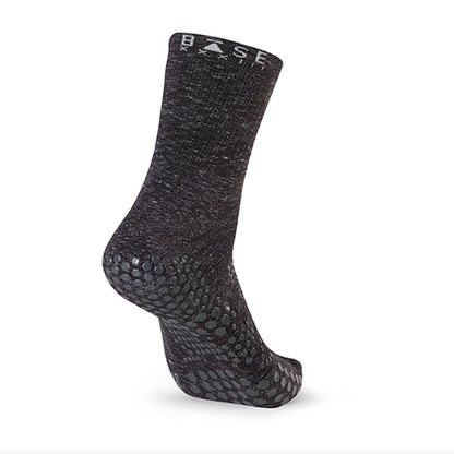 Yogasocken Men Crew Grip - Charcoal Socken Base   