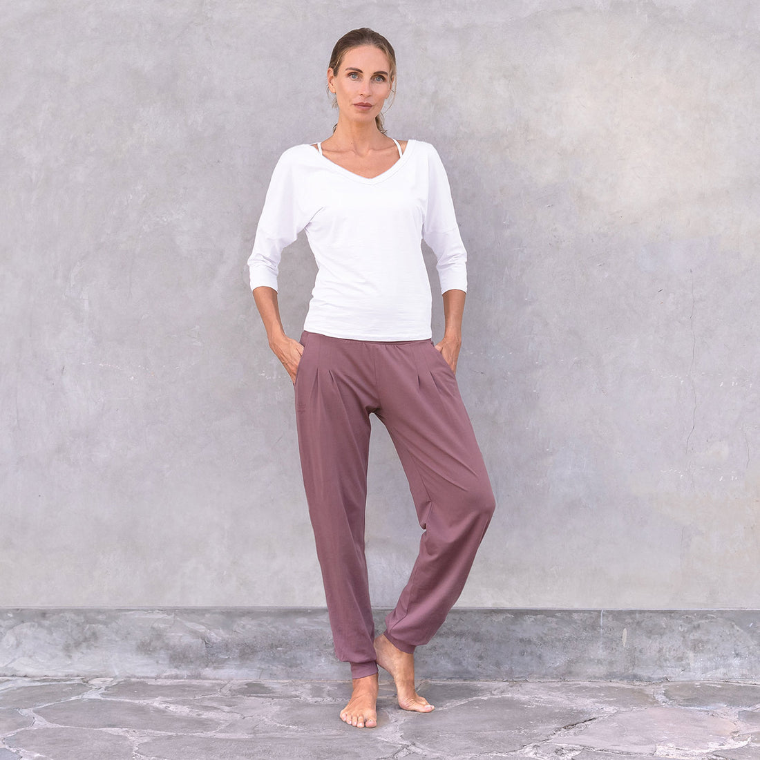 Jaya Organics Yogahose Joelle - Rose Taupe   