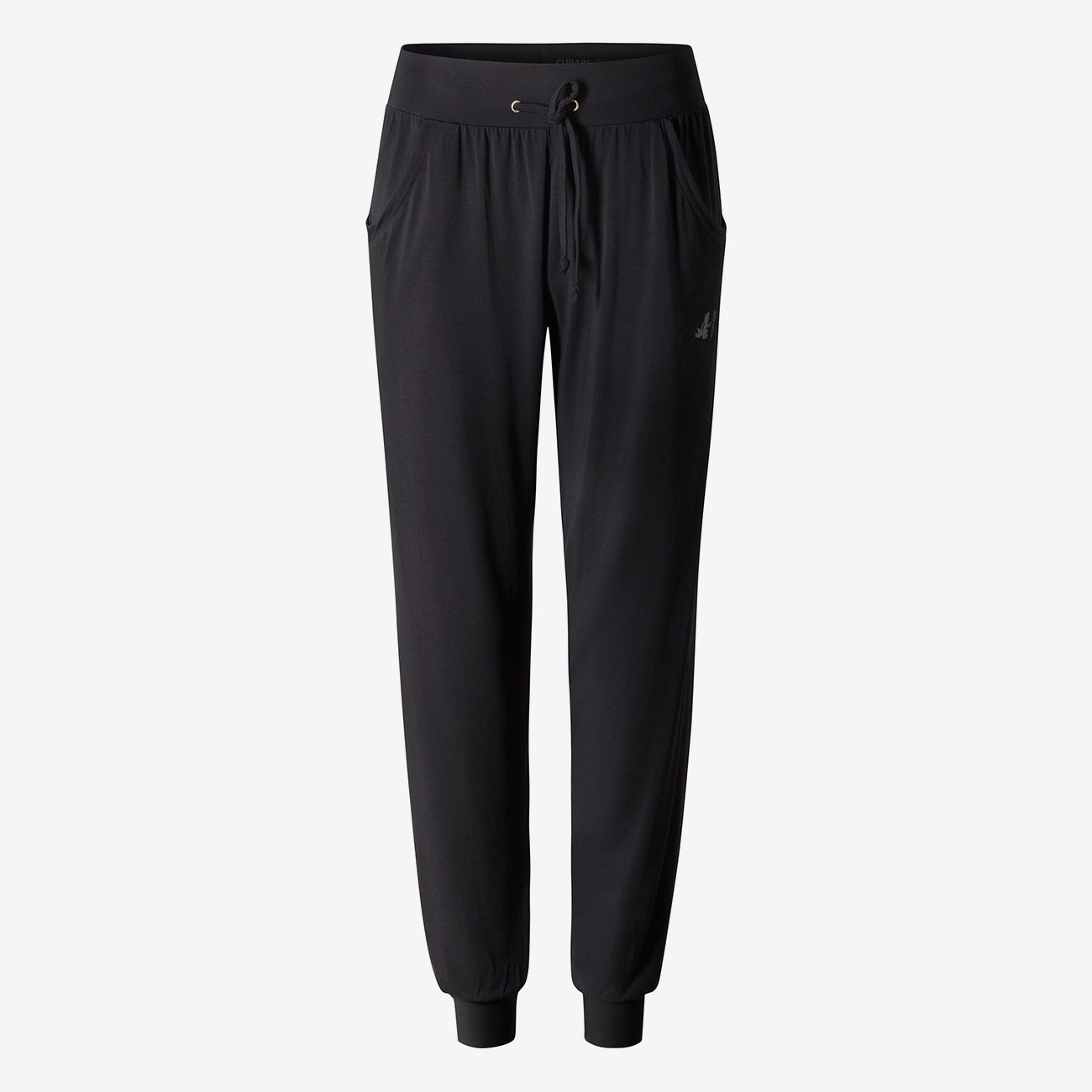 Long Loose Flow Pants - Black Yogahose Curare   