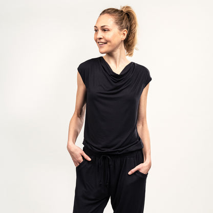 Jumpsuit Waterfall - Black