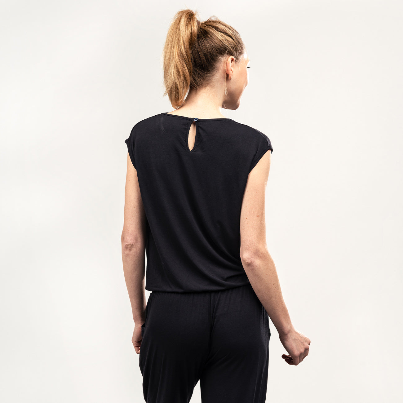 Jumpsuit Waterfall - Black