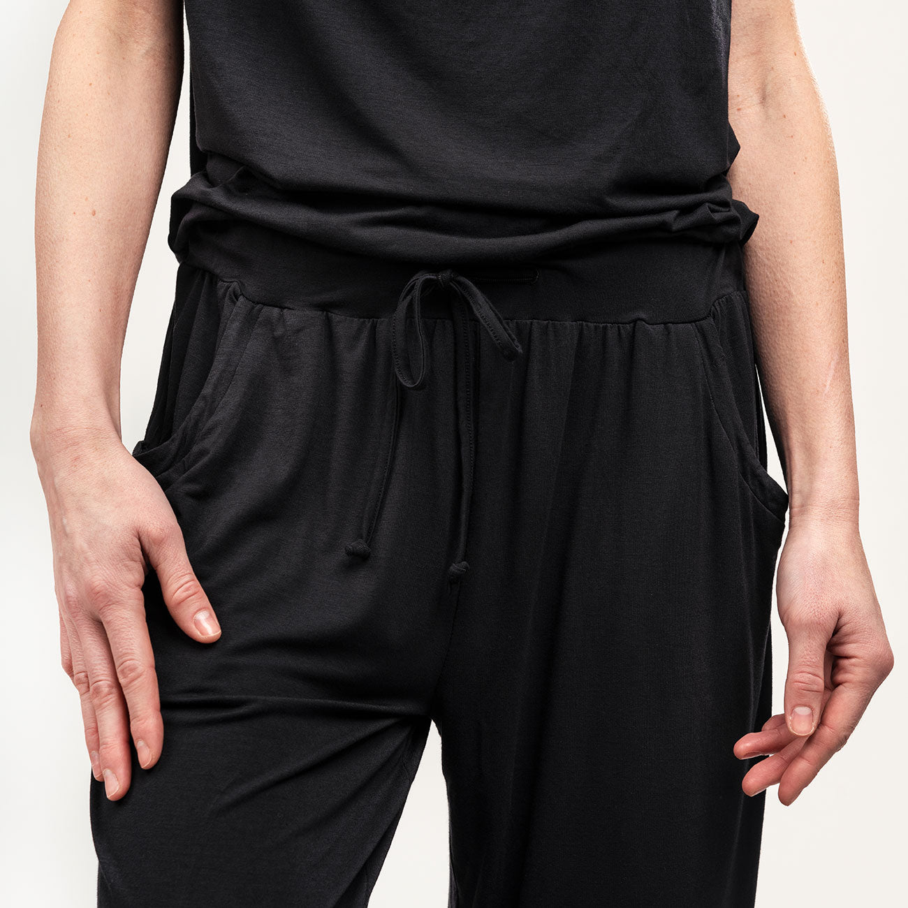 Jumpsuit Waterfall - Black