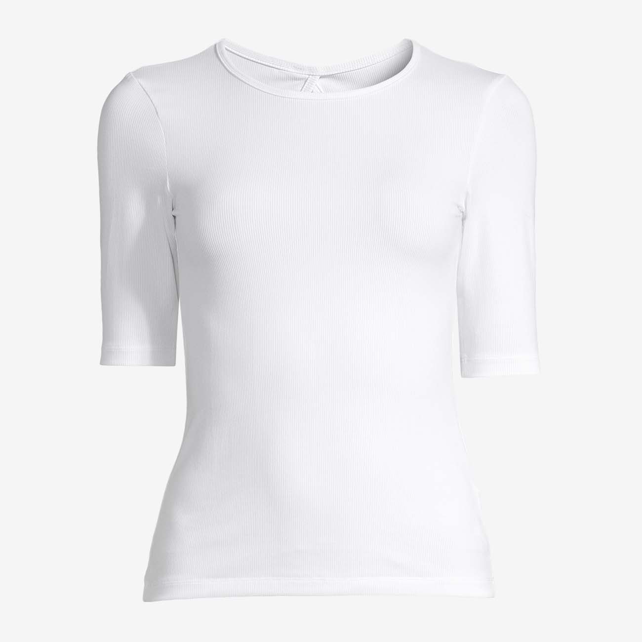 T-Shirt Rib - White