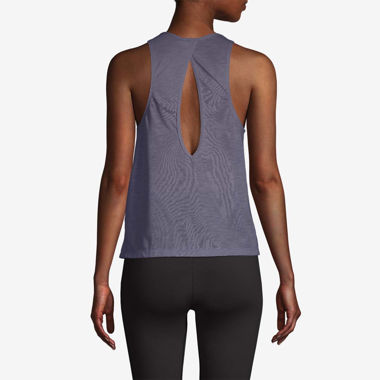 Tank Texture Open Back - Nordic Blue