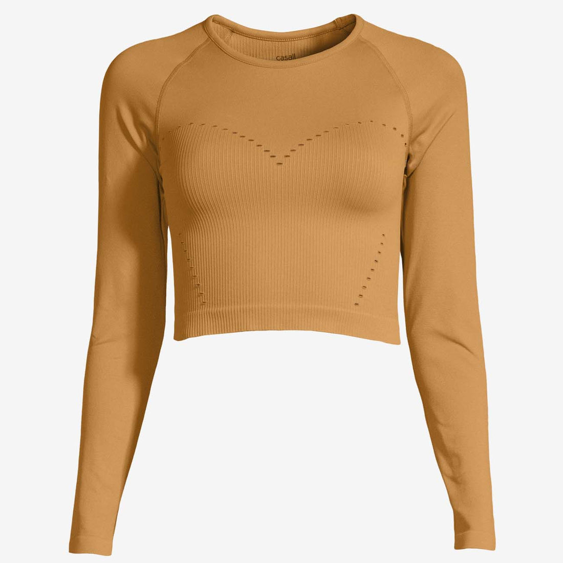 Langarmshirt Seamless Femme - Brass Yellow