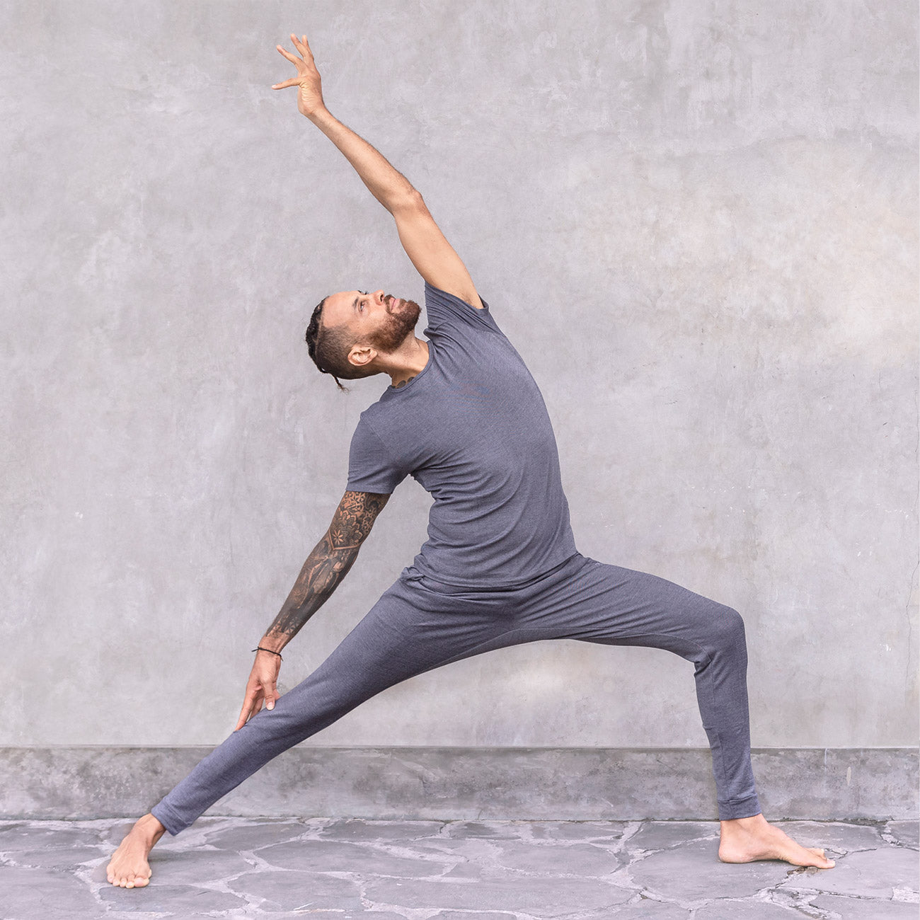 Jaya Organics Yogahose Johnny - Denim Jacquard   