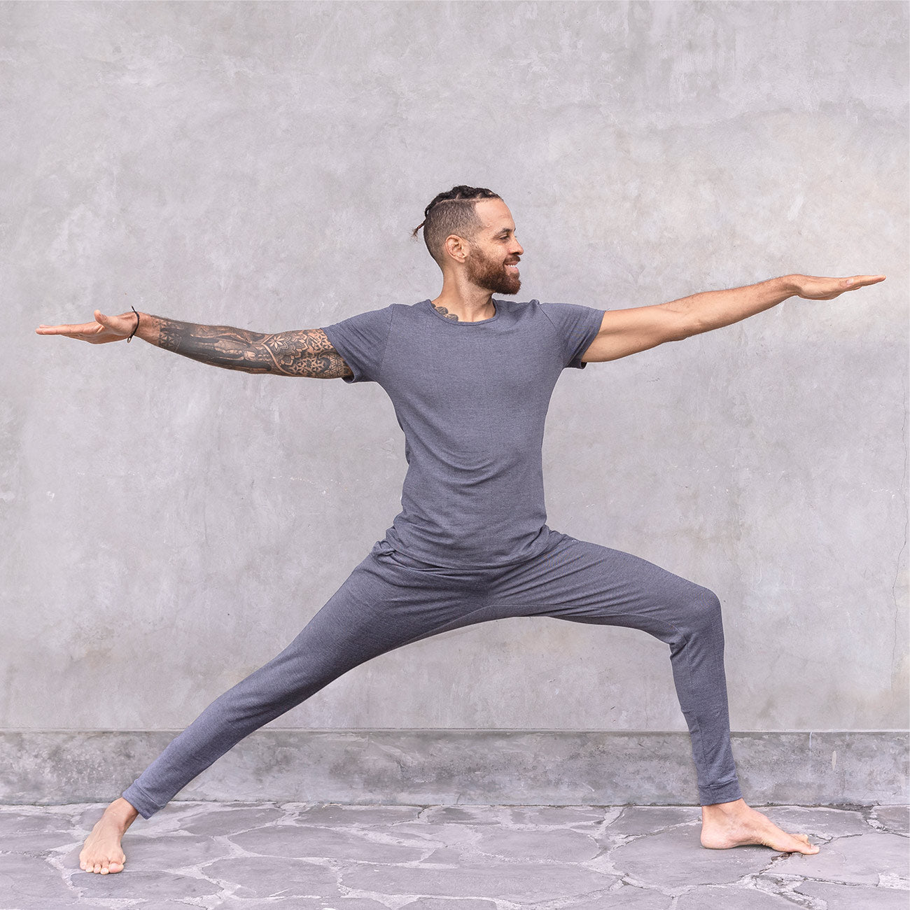 Jaya Organics Yogahose Johnny - Denim Jacquard   