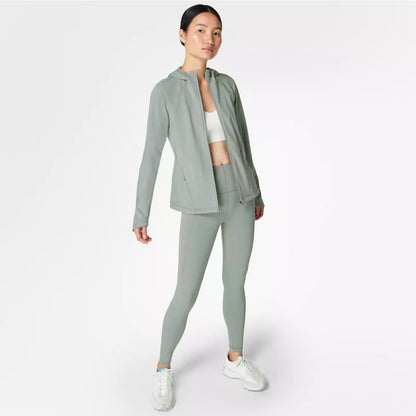 Sweaty Betty Workout Jacke Super Soft Zip UP - Storm Blue   