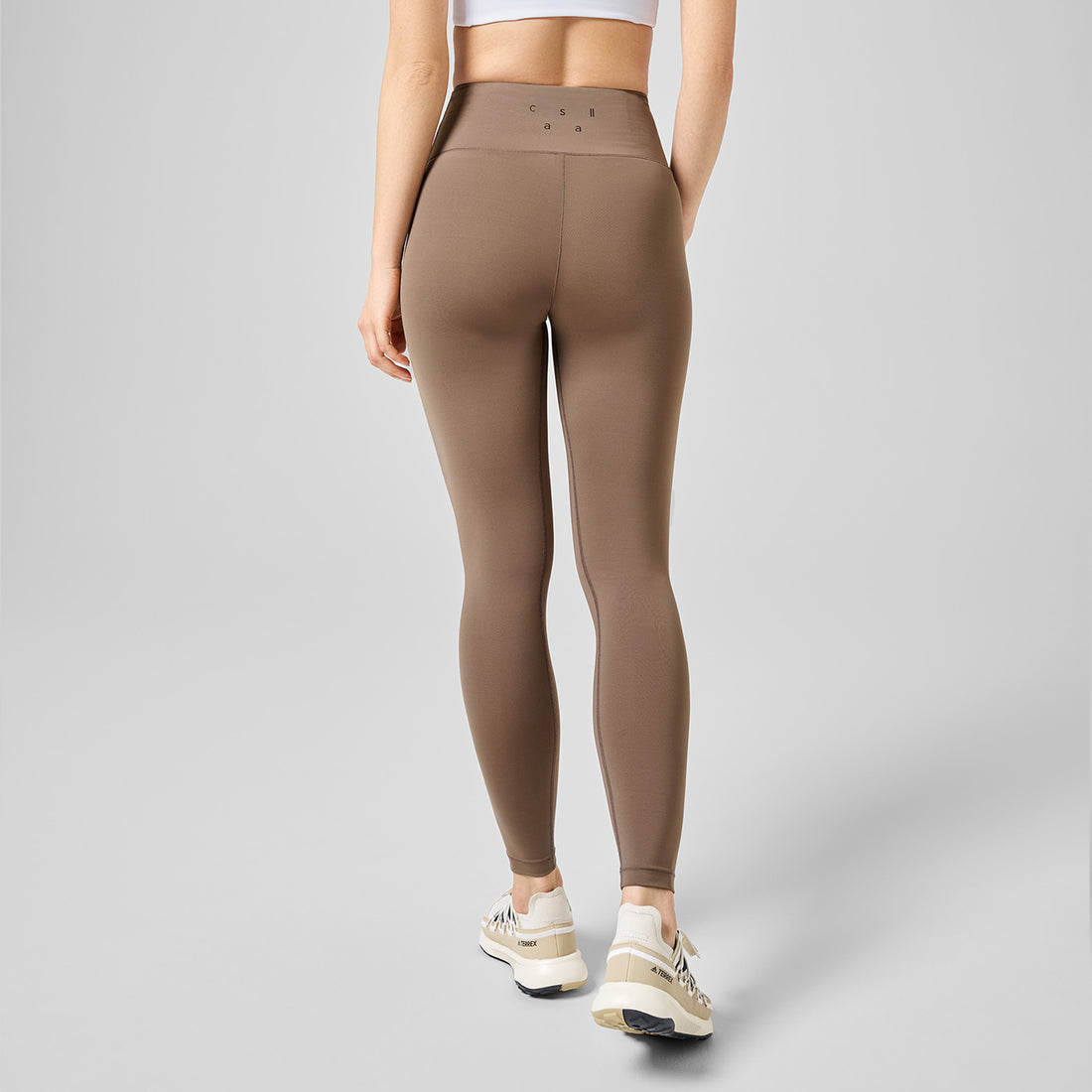 Casall Leggings Essential Ultra High Waist - Taupe Brown   