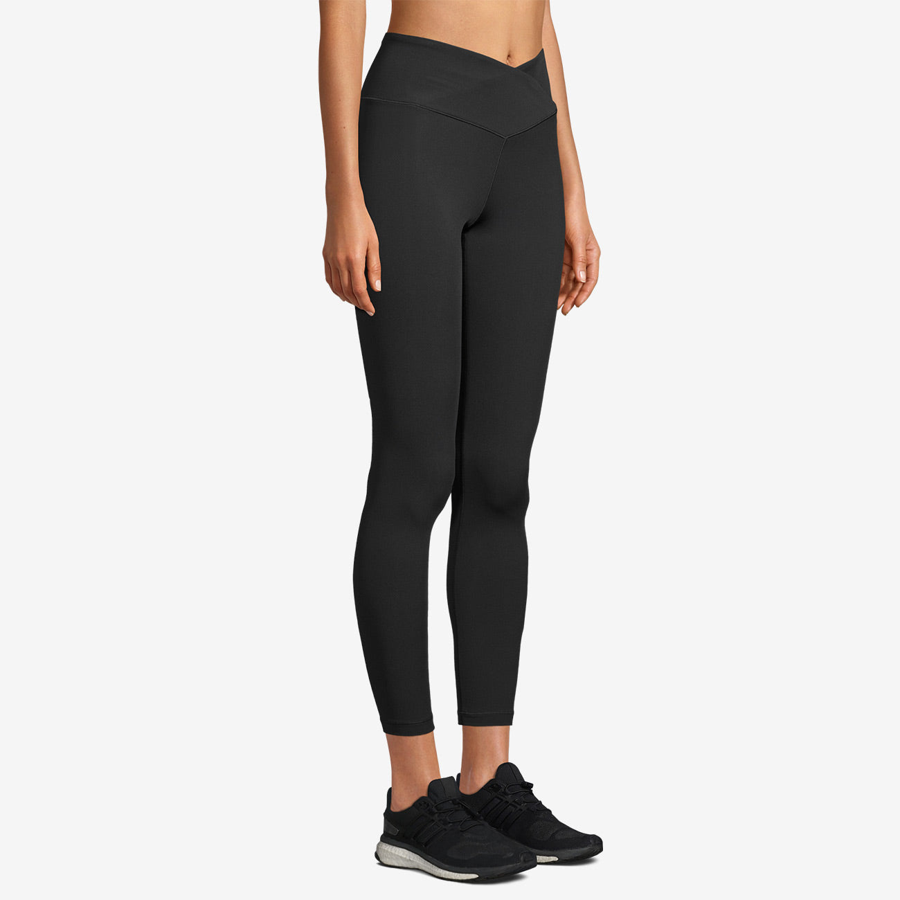 Casall Leggings Overlap High Waist - Black   