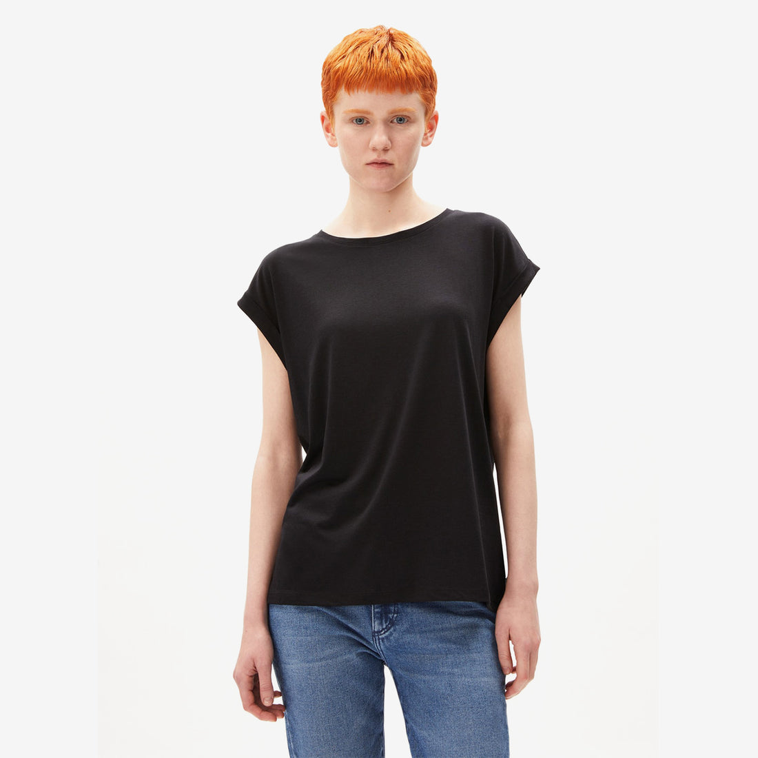 T-Shirt JILAANA T-Shirt - Black