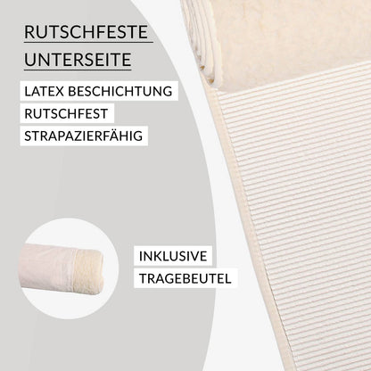 Schurwollmatte Set - Oeko-Tex