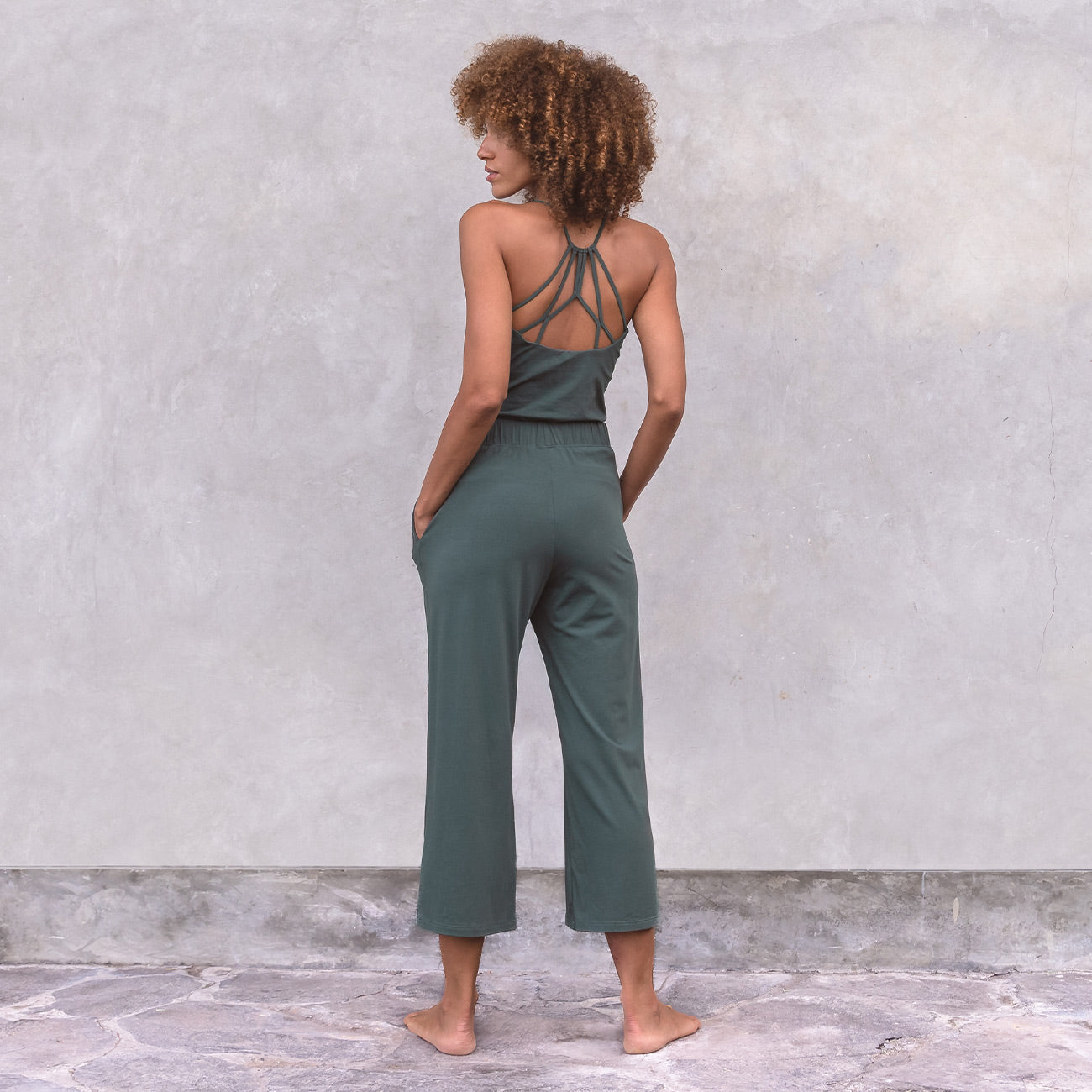 Jaya Organics Top Nicole - Forest   