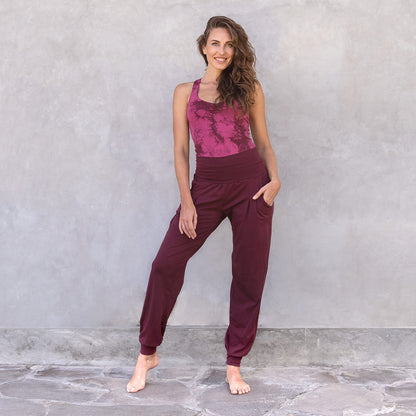 Jaya Organics Yogahose Joelle - Burgundy   