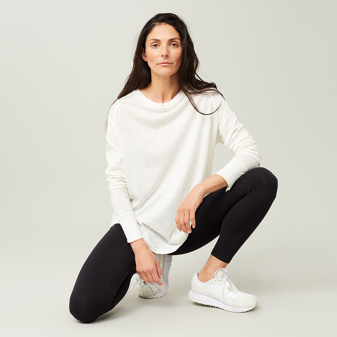 Langarmshirt Active - White