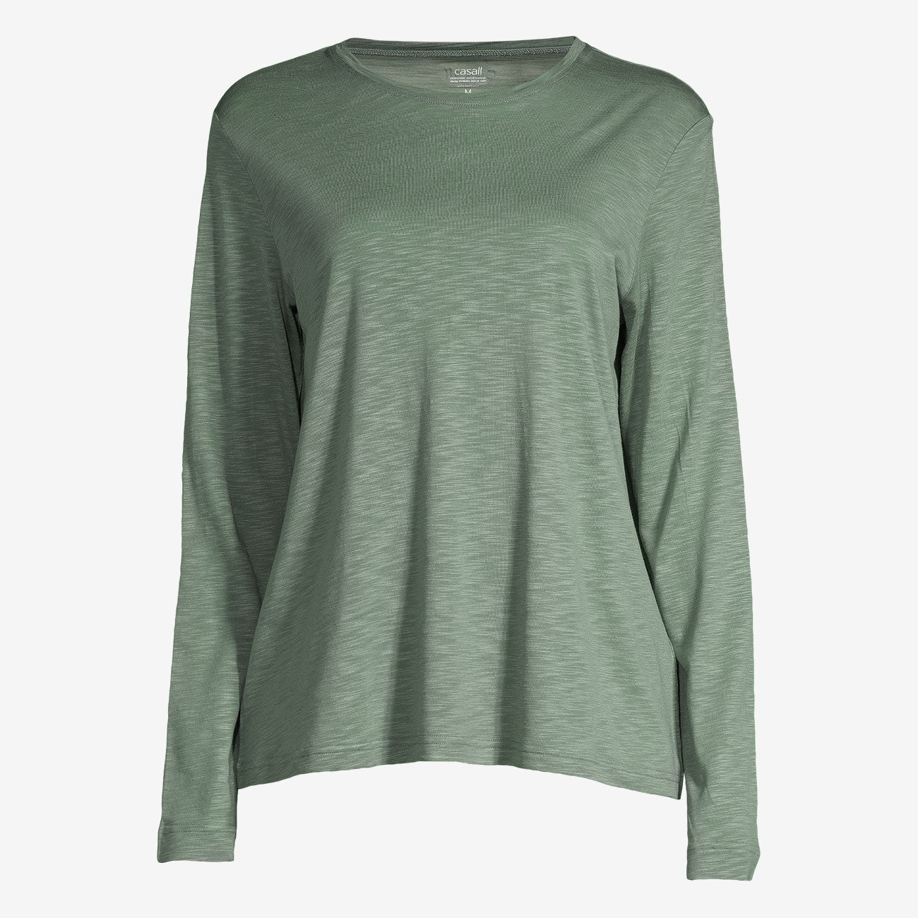 Langarmshirt Soft Texture - Dusty Green