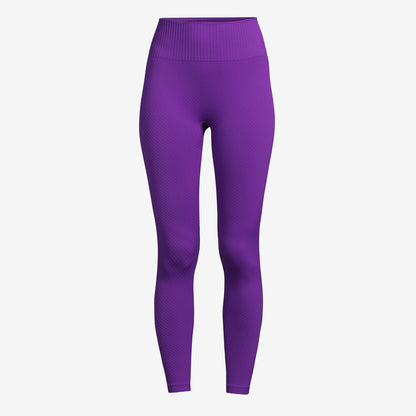 Casall Leggings Seamless Graphical Rib HW - Lilac   