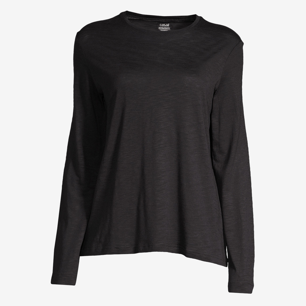 Langarmshirt Soft Texture - Black