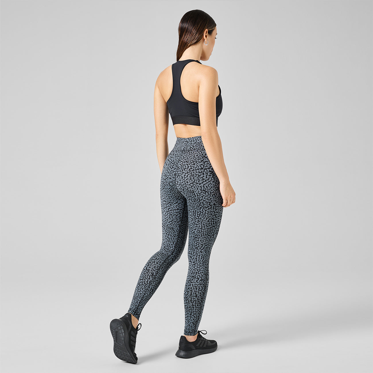 Leggings Essential Printed - Dk Grey Shake