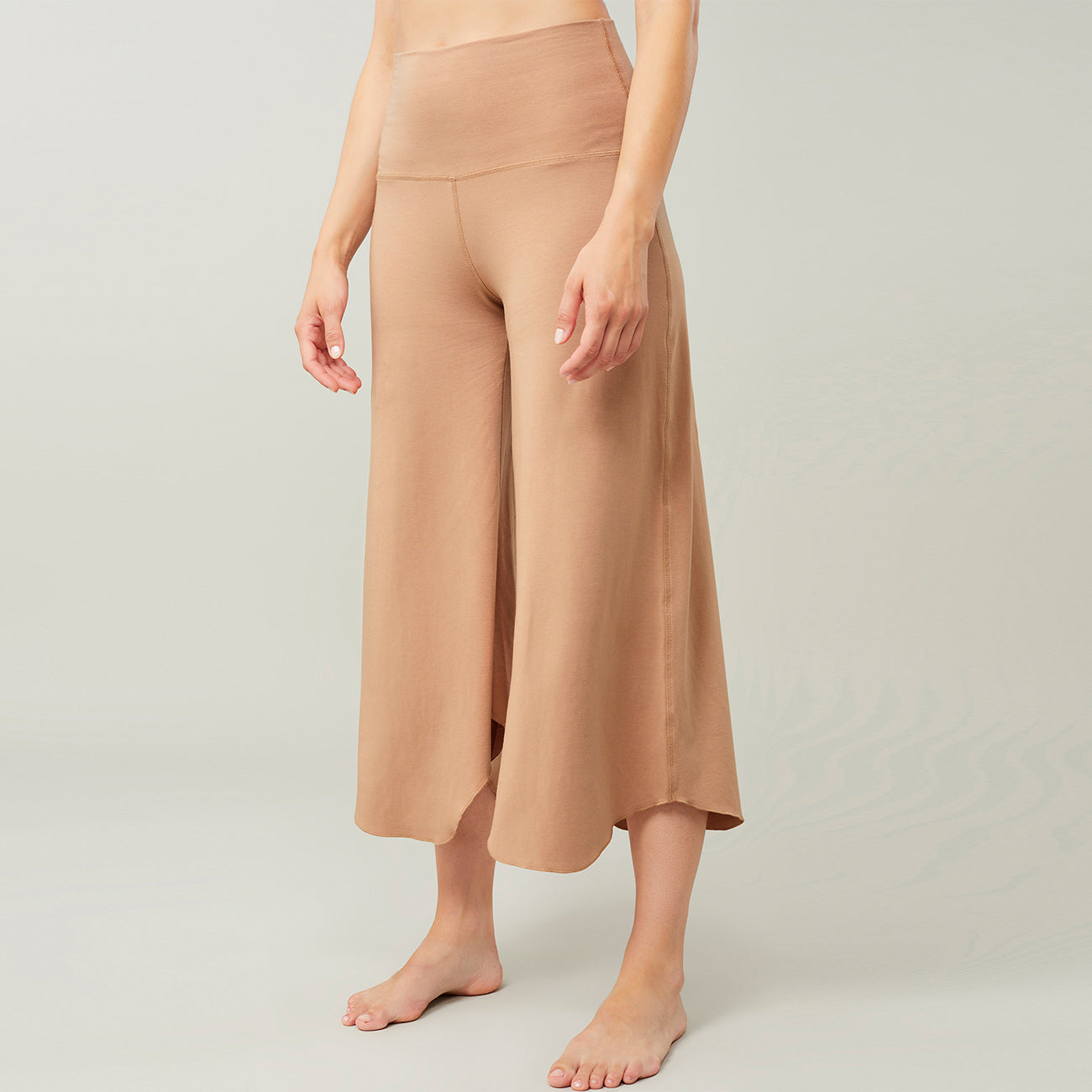 Roll Over Tulip Yogahose - Sunkissed