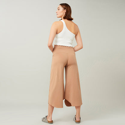 Roll Over Tulip Yogahose - Sunkissed