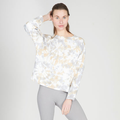 Sweater Harleen - Stone Sand Batik Sweater Kismet   