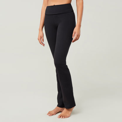 Yogahose Classic Rolldown - Black