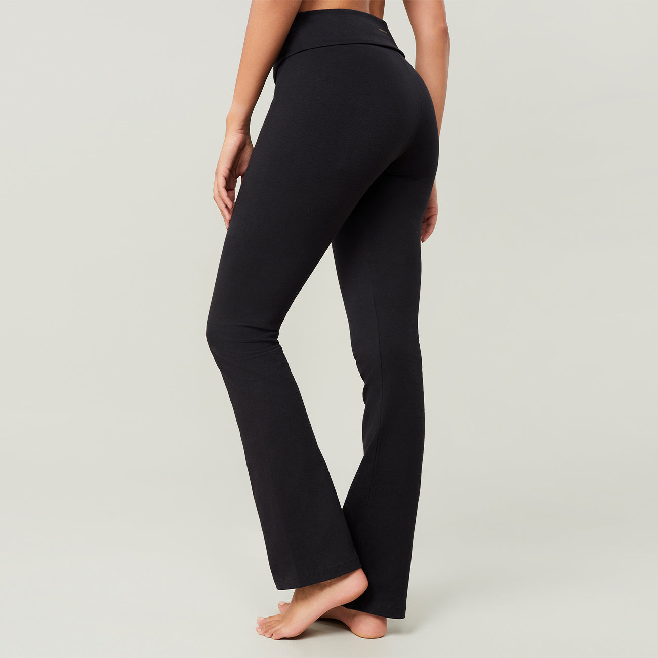 Yogahose Classic Rolldown - Black