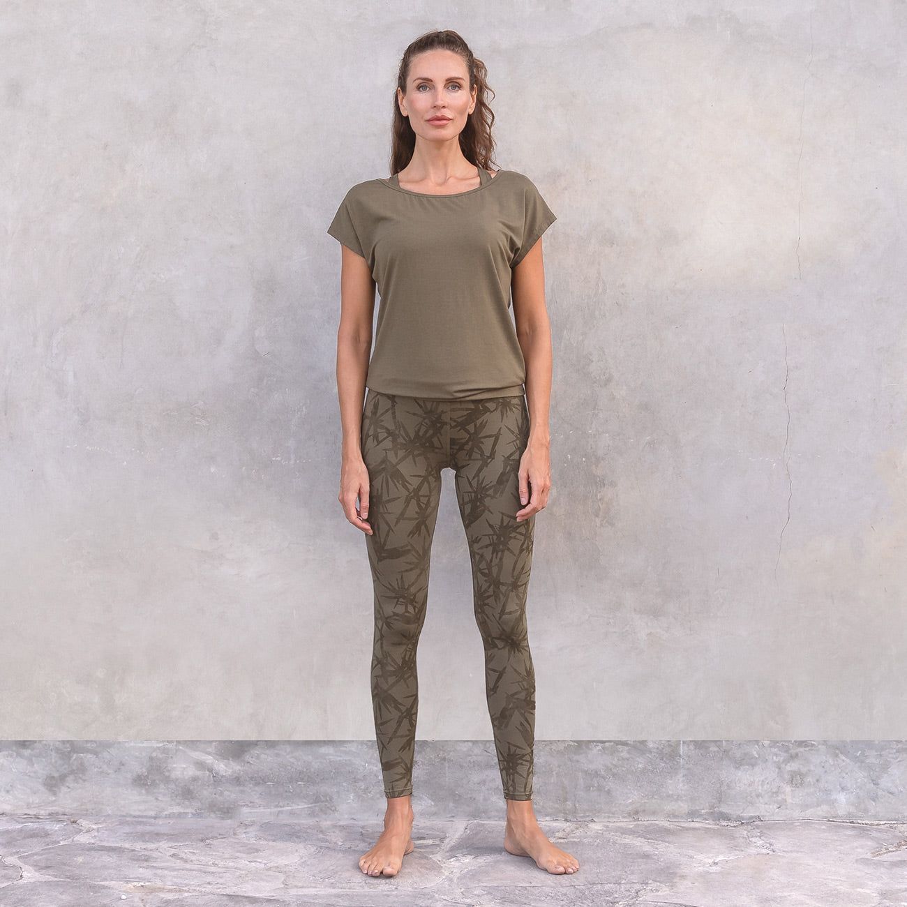 Leggings Tosca - Nature Tencel Olive Leggings Jaya Organics   