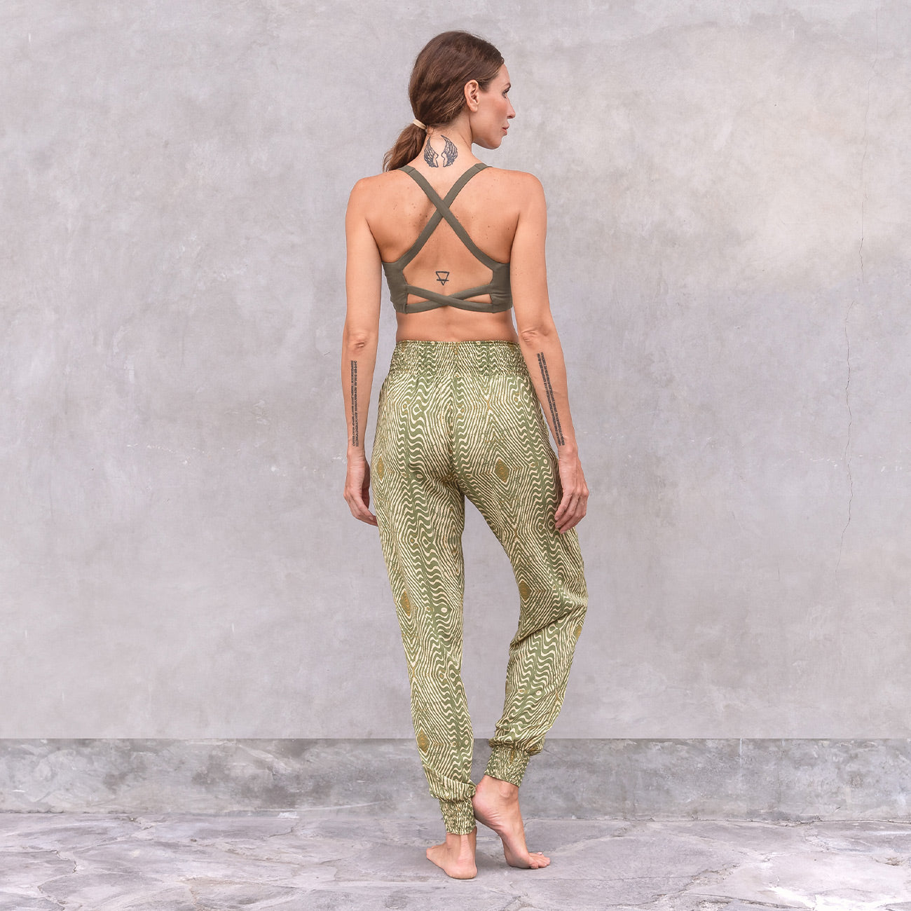 Yogahose Ananda - Zumba Olive