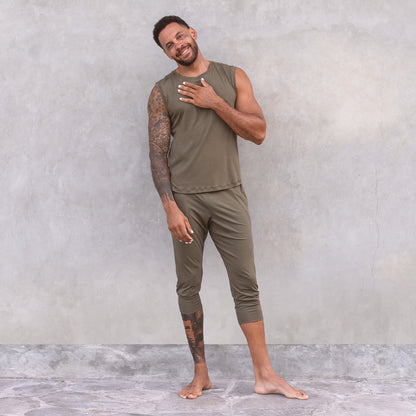 Yogahose Ali Tencel - Olive