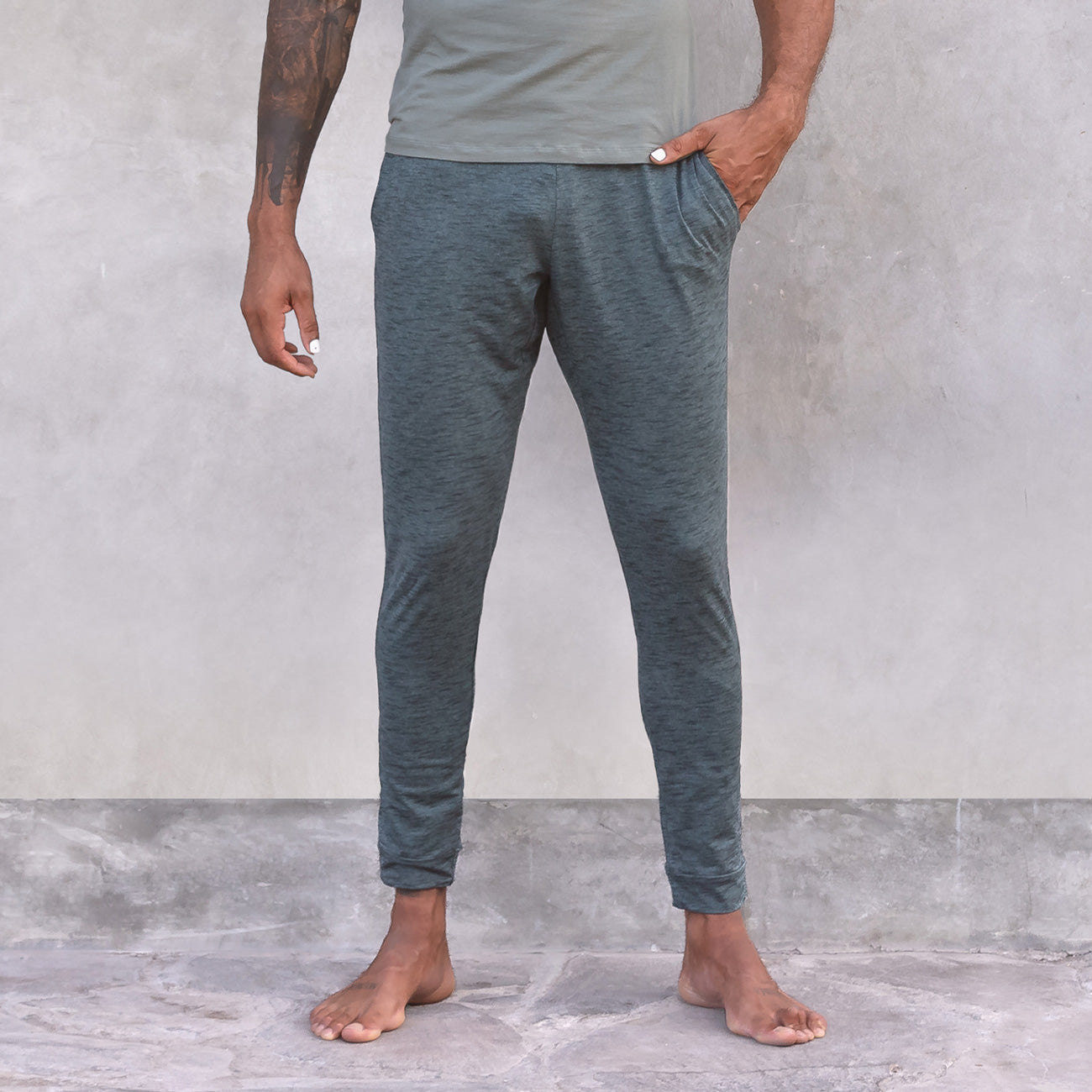 Yogahose Johnny - Pinegreen Melange