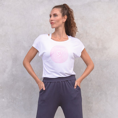 T-Shirt Om Tencel - White T-Shirt Jaya Organics   