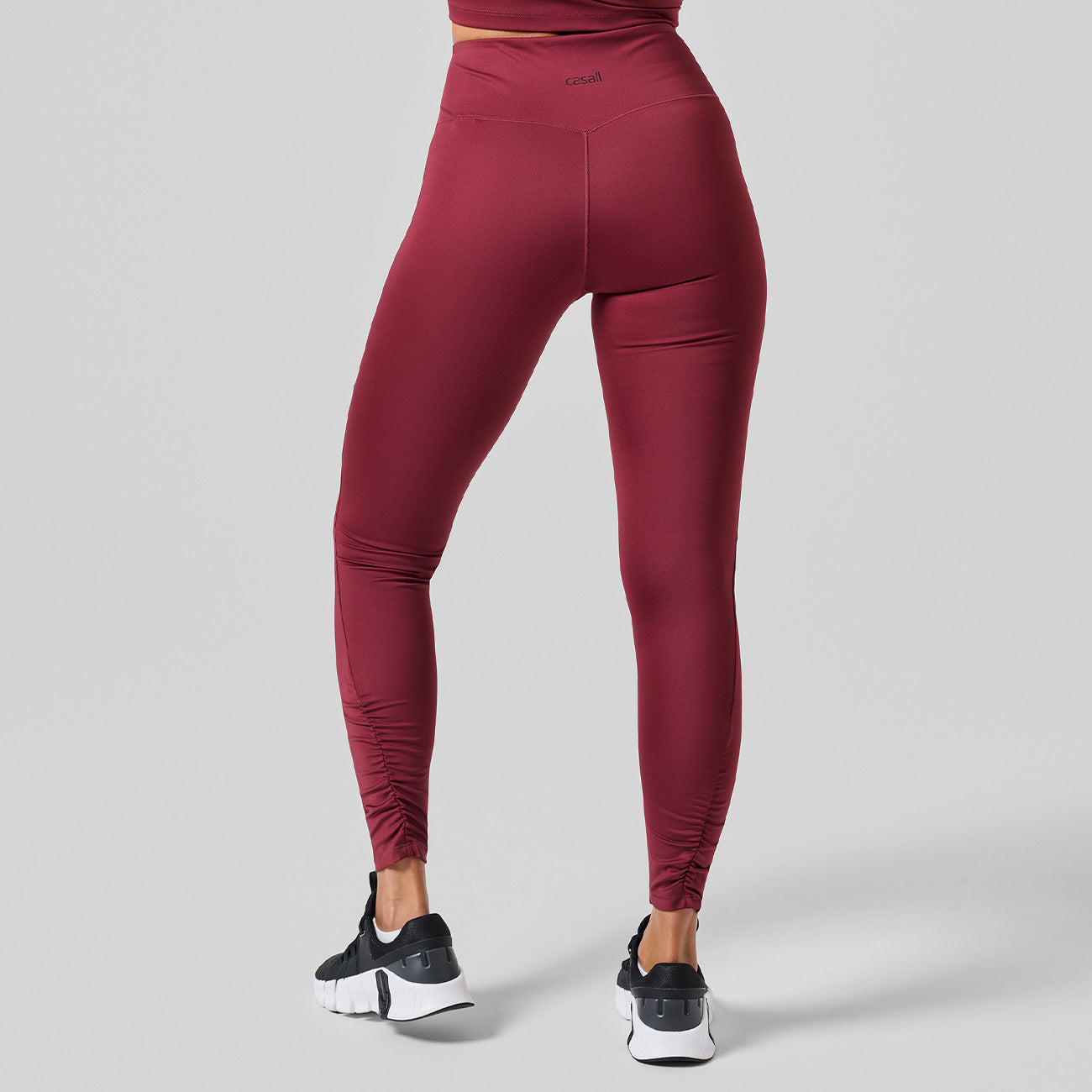 Leggings Crease HW - Evening Red