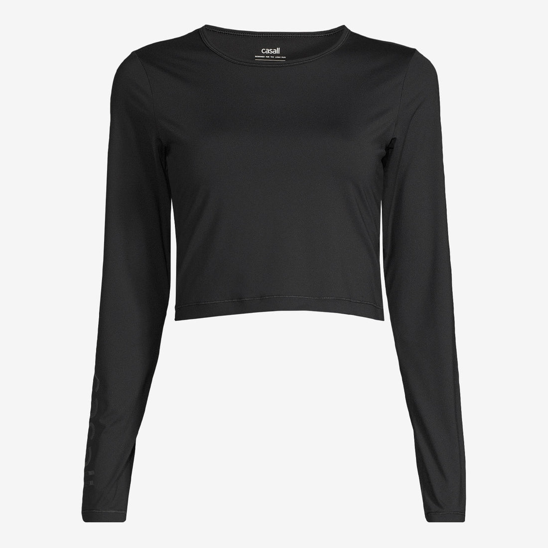 Langarmshirt Graphic Crop - Black Langarmshirt Casall   