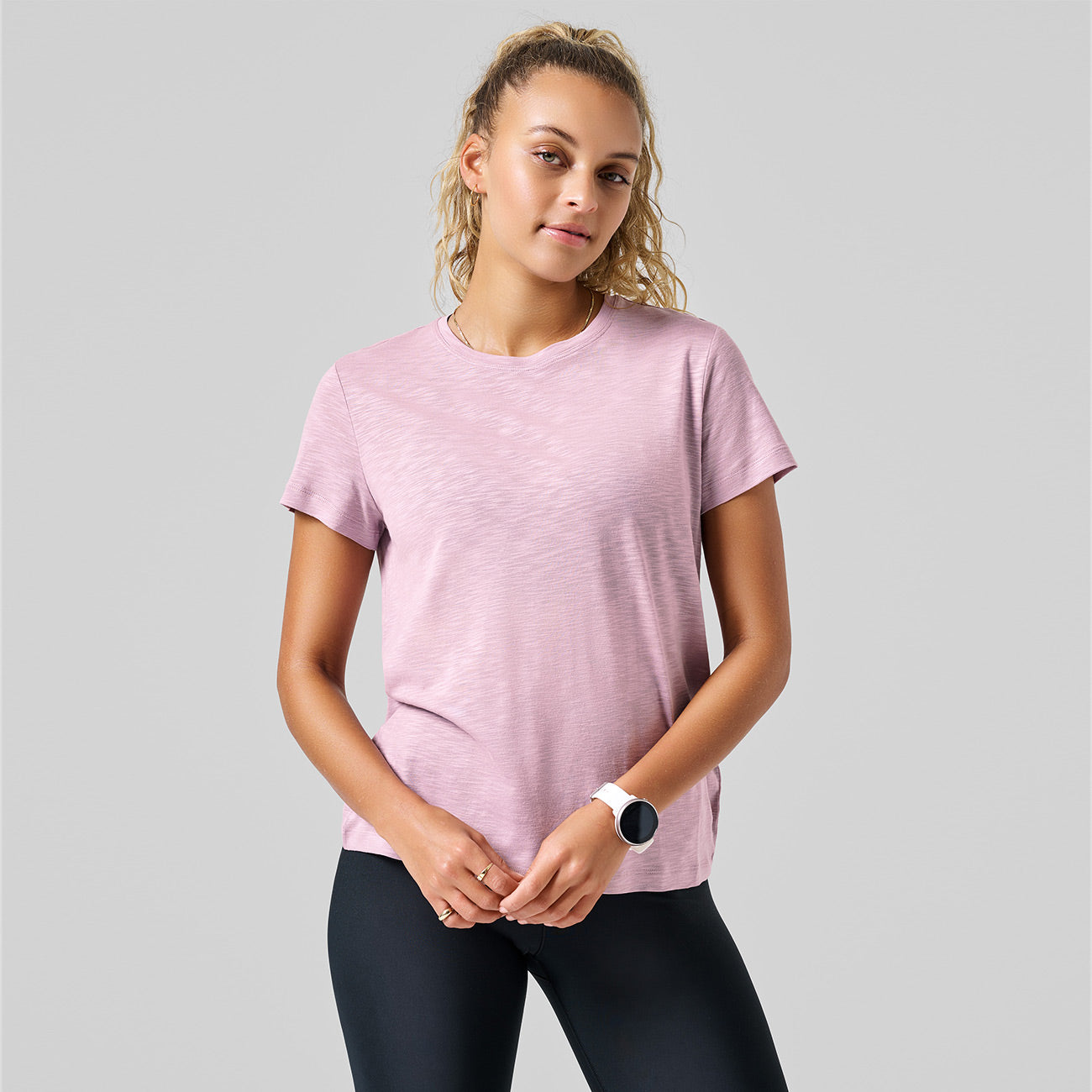 T-Shirt Soft Texture - Winter Mauve