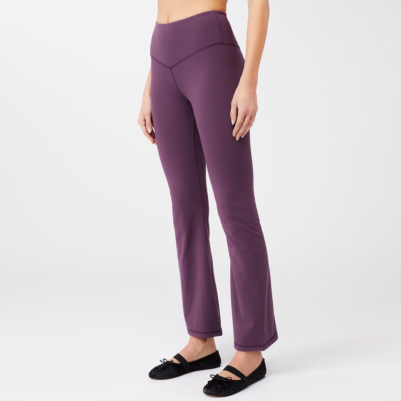 Flared Sport Pants - Purple Passion