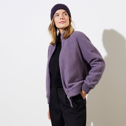 Wollteddy-Jacke Gabbin - PURPLE