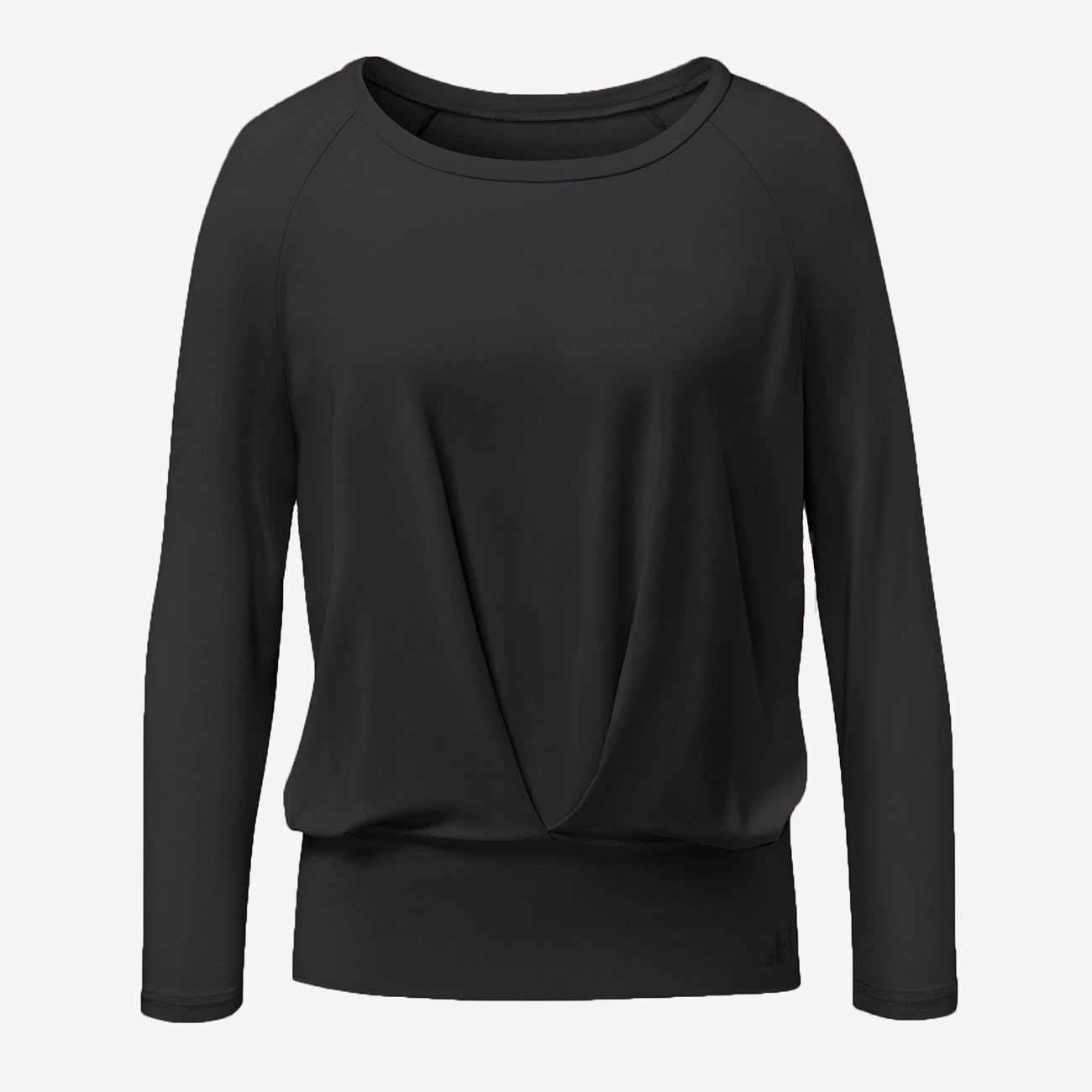 Curare Langarmshirt Boxpleat - Black   