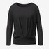 Curare Langarmshirt Boxpleat - Black   