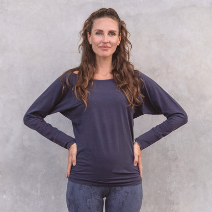 Langarmshirt Yanti - Nightblue Langarmshirt Jaya Organics   