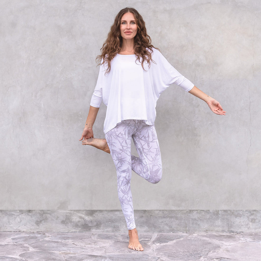 Leggings Tosca - White Leggings Jaya Organics   