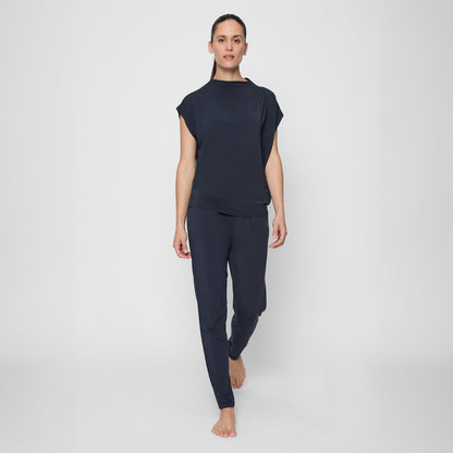 Top Turtle Neck - Midnight Blue T-Shirt Curare   