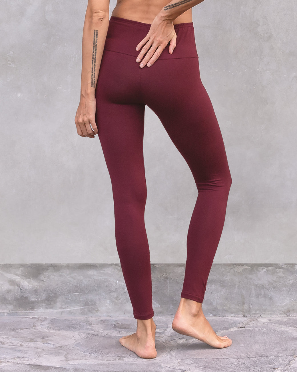 Jaya Organics Leggings Kate - Burgundy   