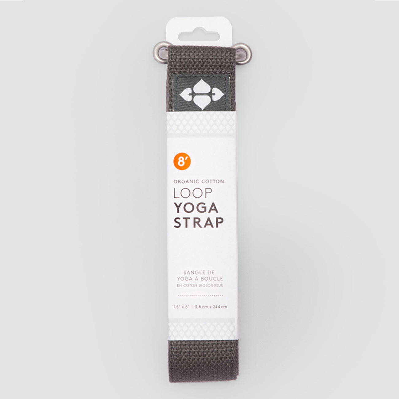 Yogagurt Loop (Bio-Baumwolle) 244 cm - Charcoal